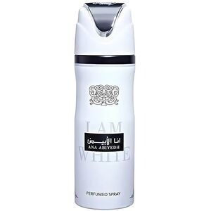 Lattafa Ana Abiyedh Perfumed Deodorant Spray for Men 6.7 oz / 200ml - New